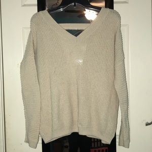 V back sweater